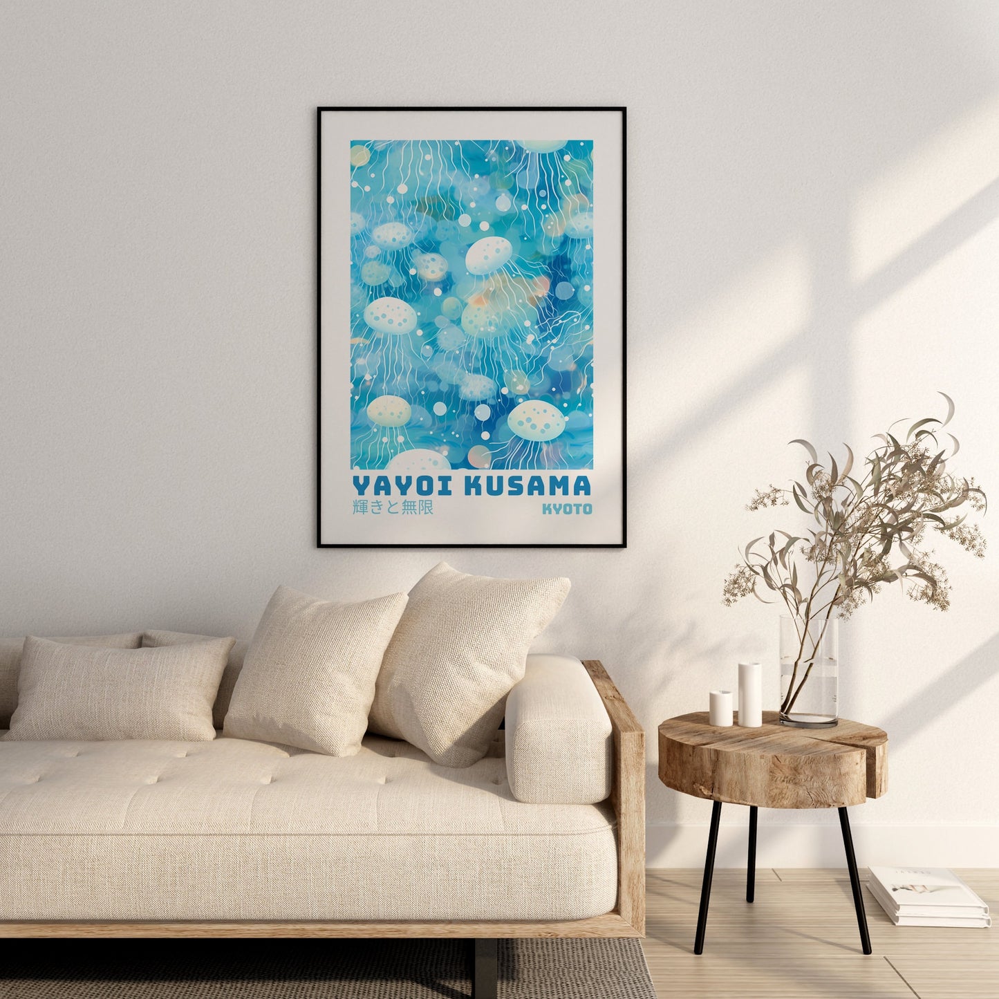 Yayoi Kusama Poster - Abstract Yayoi Kusama Print as Japanese Wall Art - Yayoi Kusama Inspired Japanese Gallery Wall Art - Home Wall Decor