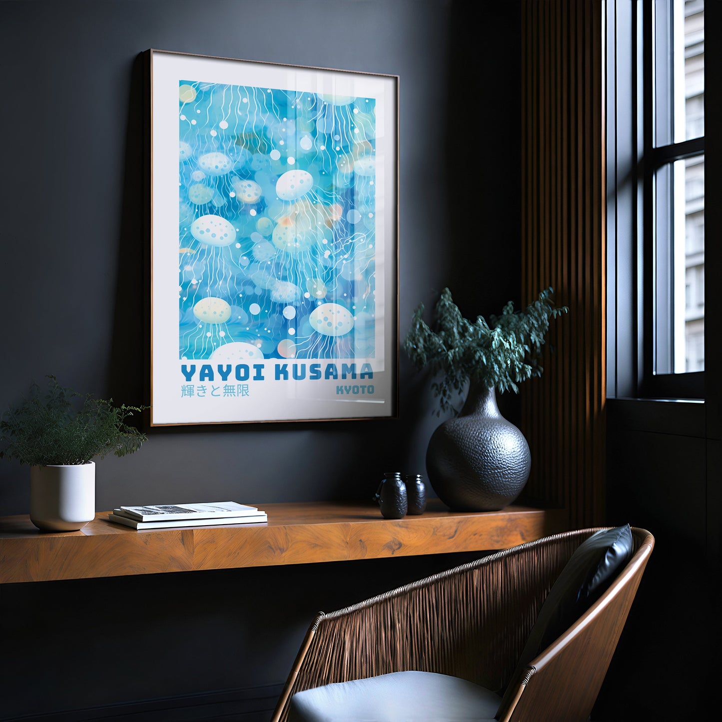 Yayoi Kusama Poster - Abstract Yayoi Kusama Print as Japanese Wall Art - Yayoi Kusama Inspired Japanese Gallery Wall Art - Home Wall Decor