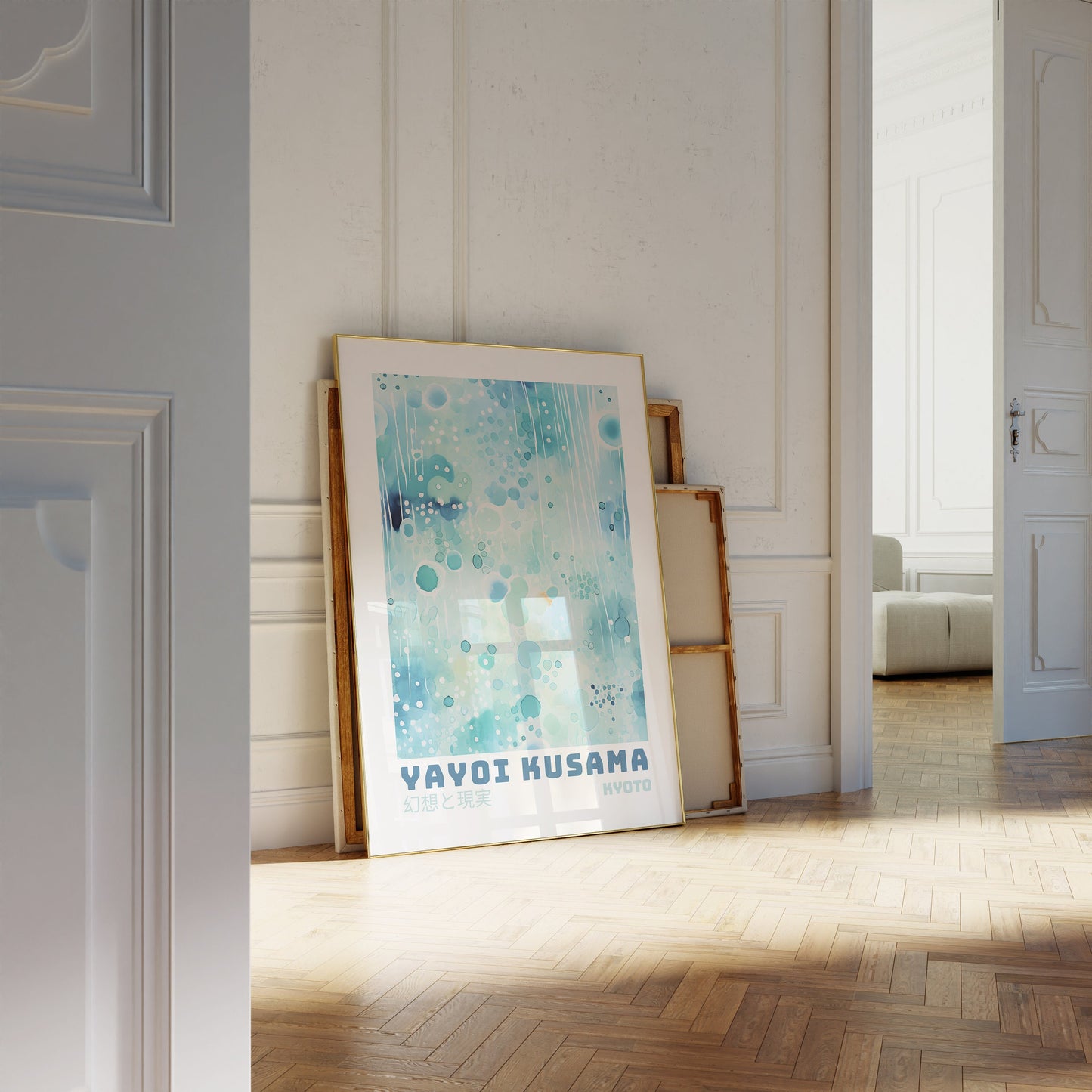 Yayoi Kusama Poster - Abstract Yayoi Kusama Print as Japanese Wall Art - Yayoi Kusama Inspired Japanese Gallery Wall Art - Home Wall Decor