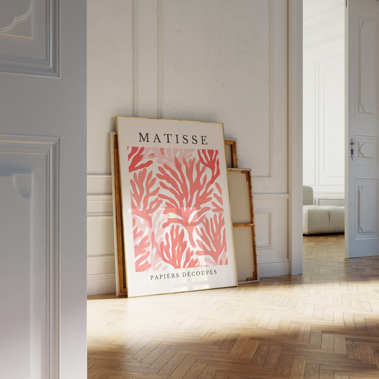 Henri Matisse Print - Aesthetic Matisse Poster for Modern Gallery Exhibition Art, Minimalist Neutral Wall Art, Matisse Cut outs Gift Idea