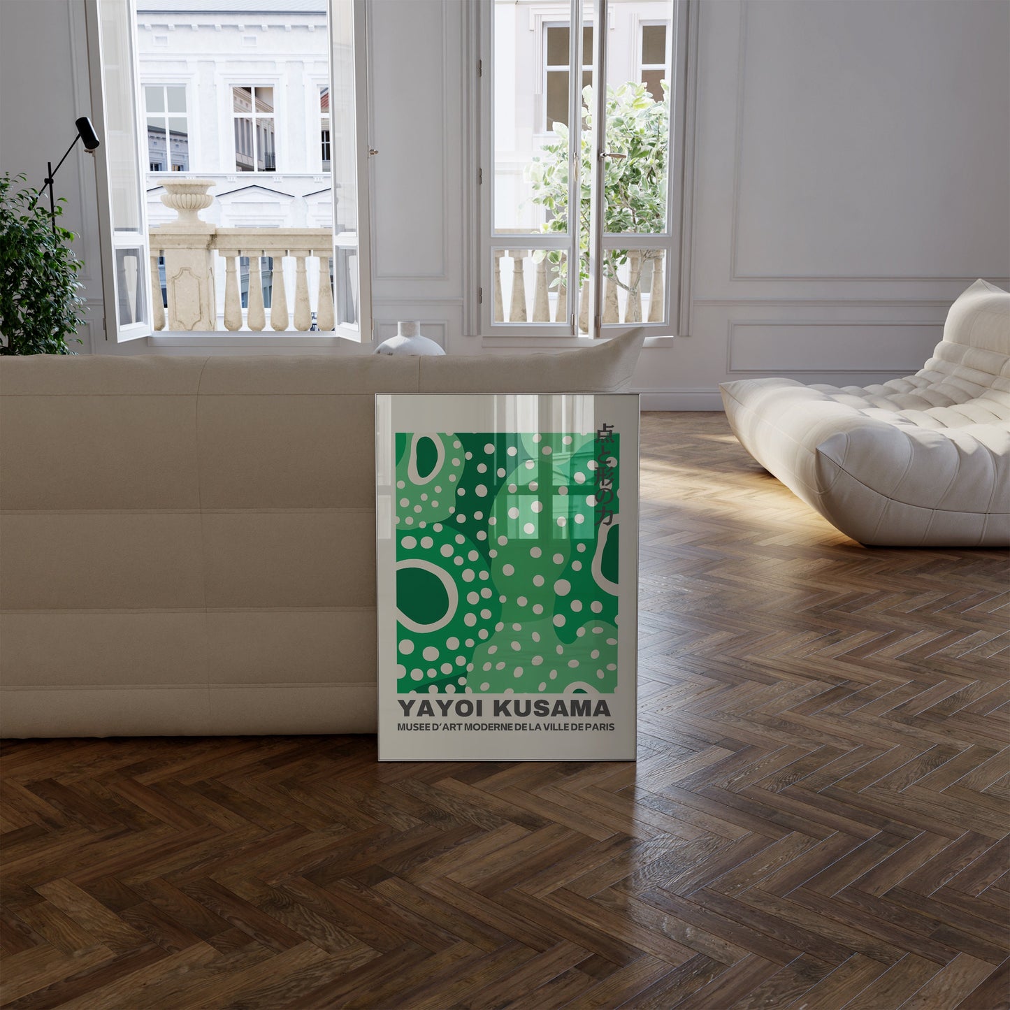 Yayoi Kusama Print - Abstract Yayoi Kusama Poster as Japanese Wall Art - Yayoi Kusama Inspired Japanese Gallery Wall Art - Home Wall Decor