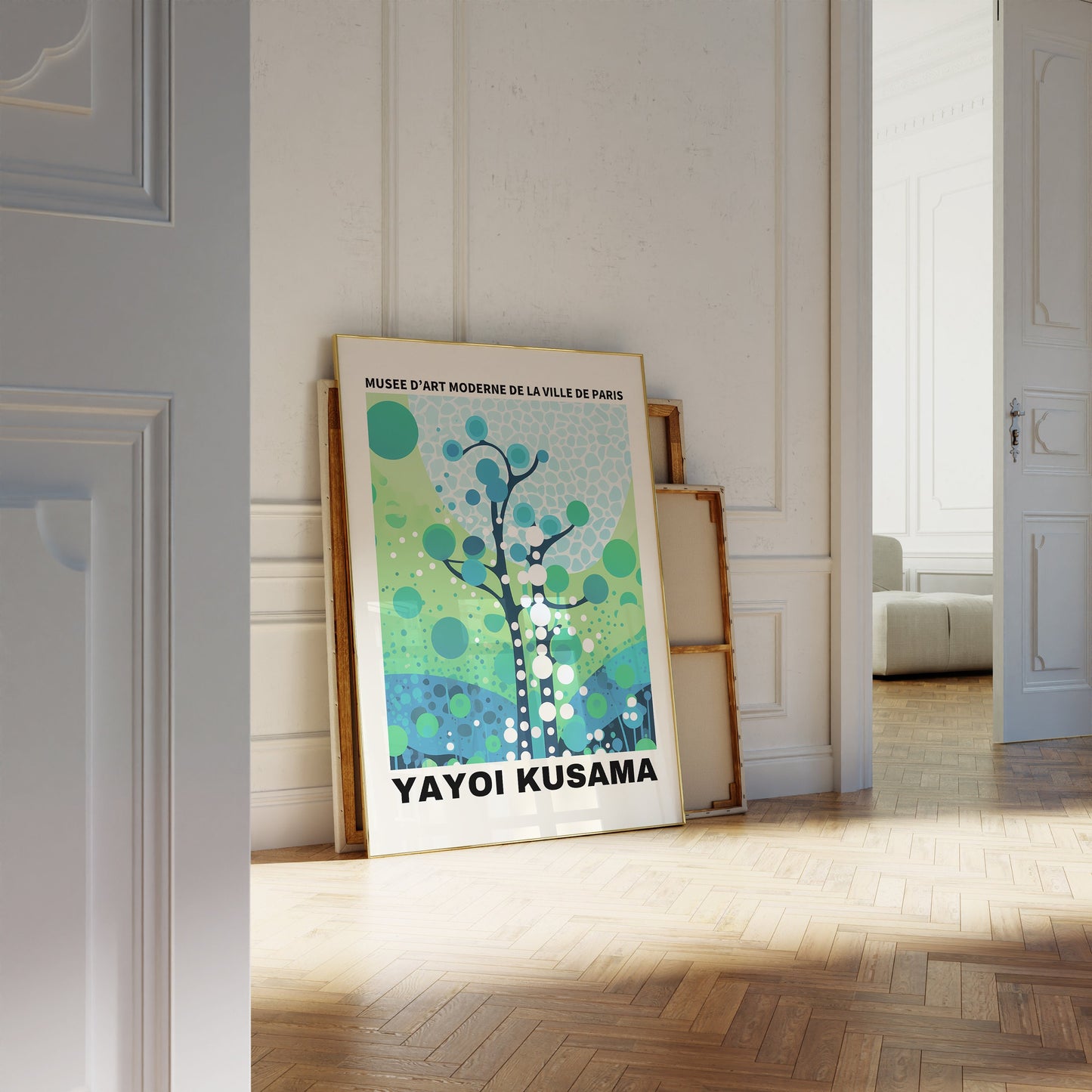 Yayoi Kusama Print - Abstract Yayoi Kusama Poster as Japanese Wall Art - Yayoi Kusama Inspired Japanese Gallery Wall Art - Home Wall Decor