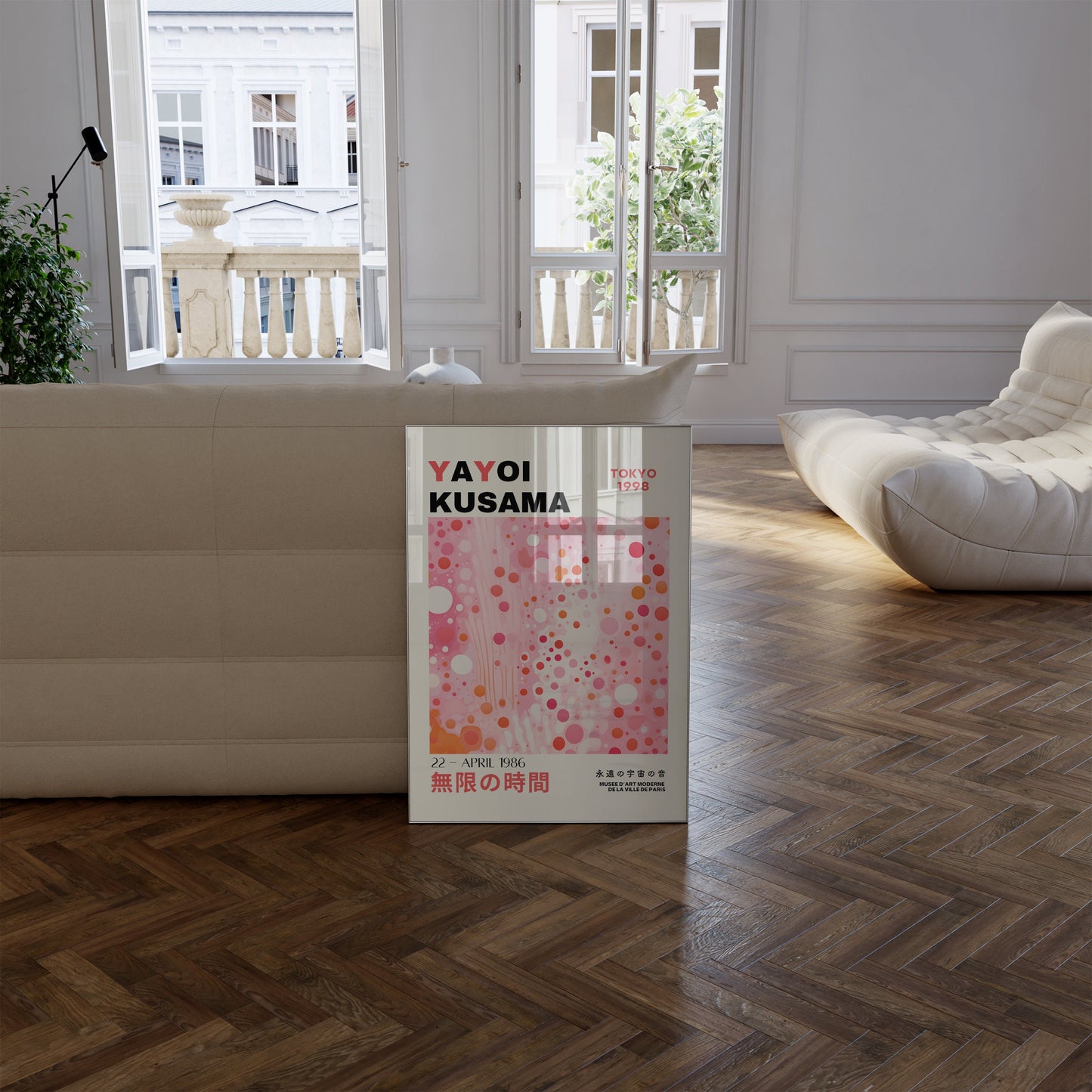 Yayoi Kusama Print - Abstract Yayoi Kusama Poster as Japanese Wall Art - Yayoi Kusama Inspired Japanese Gallery Wall Art - Home Wall Decor