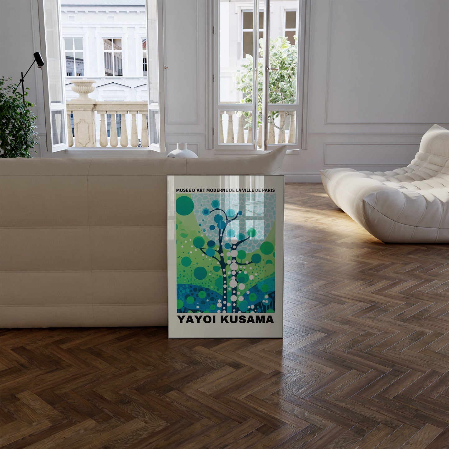 Yayoi Kusama Print - Abstract Yayoi Kusama Poster as Japanese Wall Art - Yayoi Kusama Inspired Japanese Gallery Wall Art - Home Wall Decor