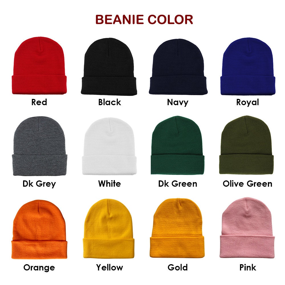 Strawberry Embroidered Beanie Winter Beanie
