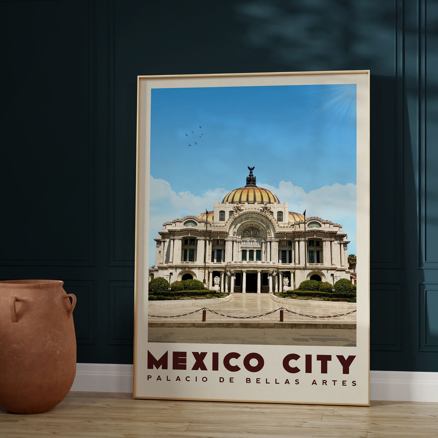 Mexico City Travel Poster, Mexico City Print, Mexico City Wall Art, Mexico City Gift, Mexico City Decor, Mexico City Map