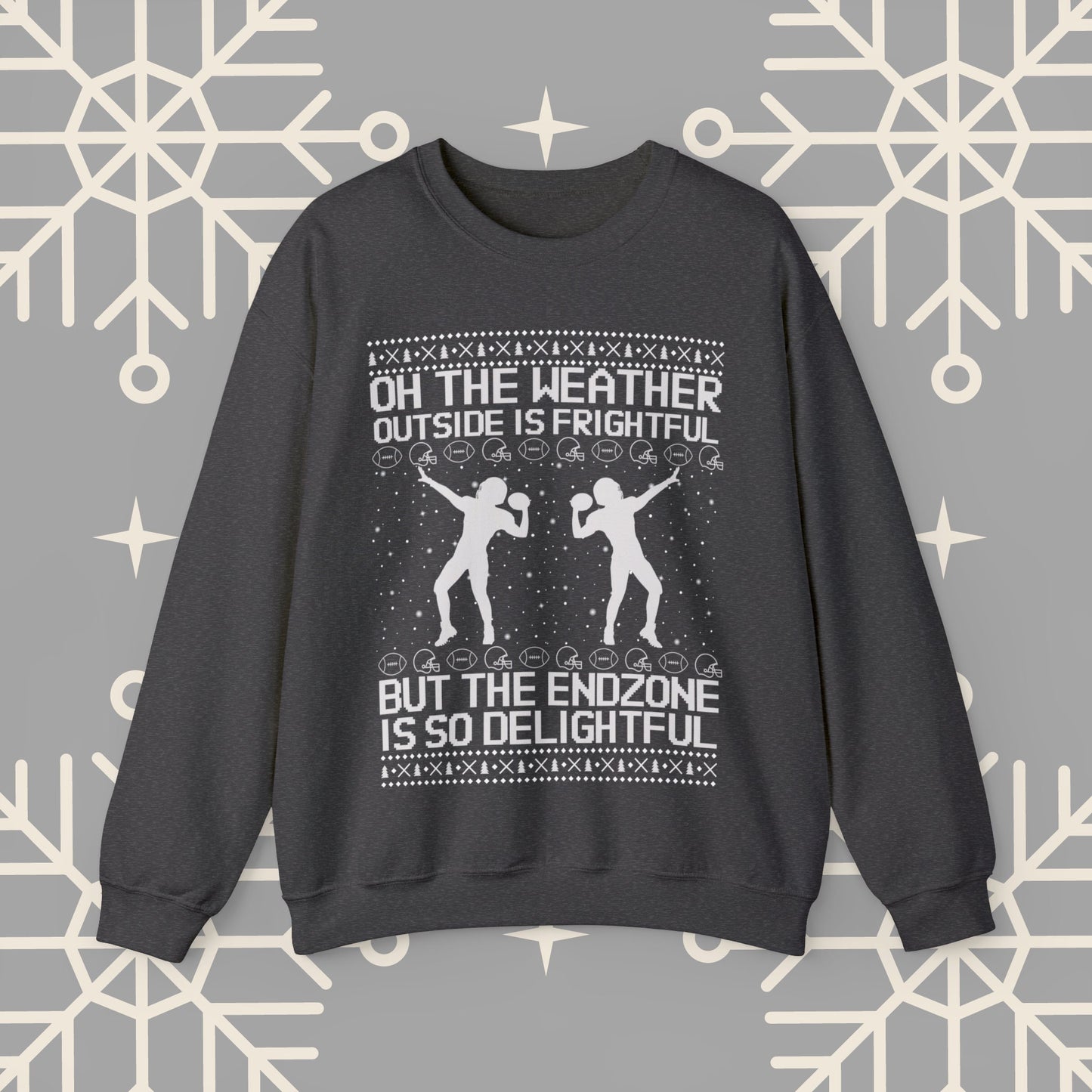 Christmas Football Sweatshirt, Christmas Sweatshirt, Football Ugly Christmas , Funny Christmas , Football Christmas Gifts
