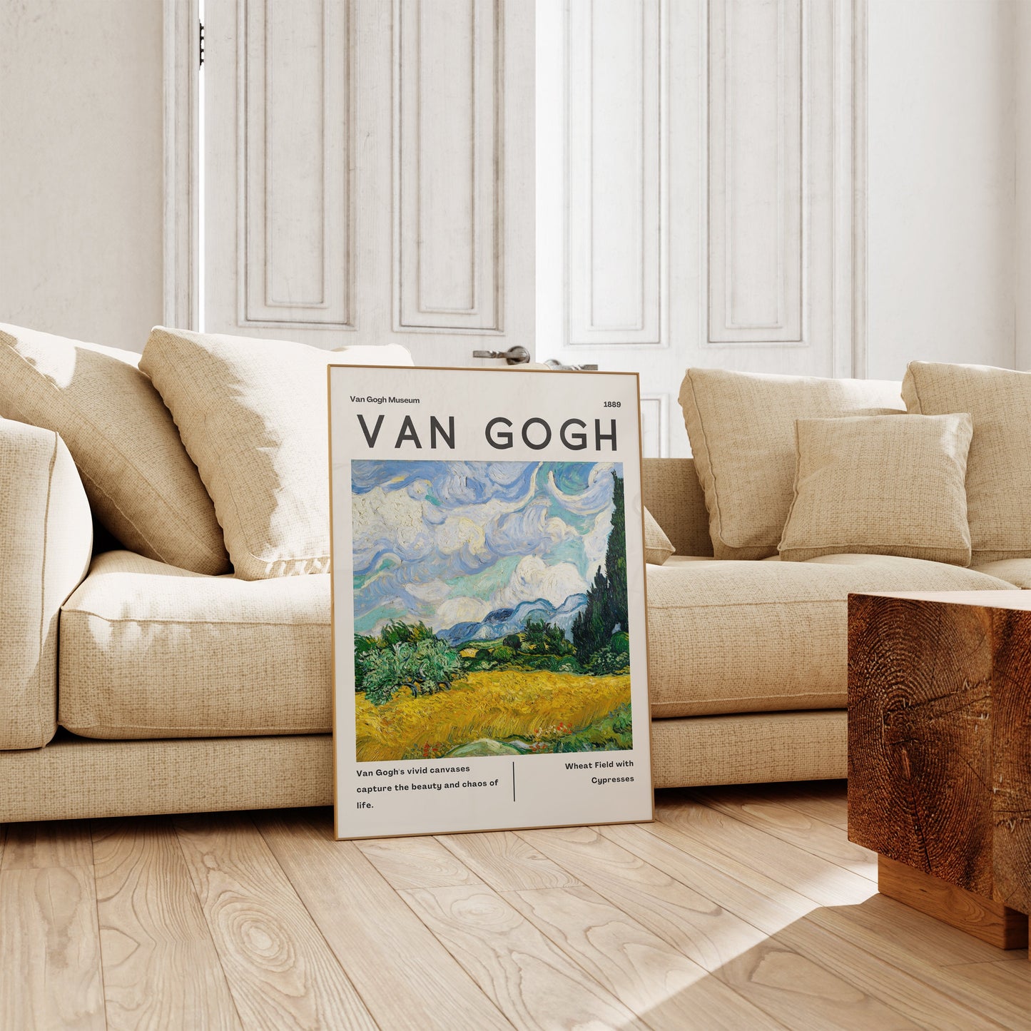 Vincent Van Gogh Poster - Modern Exhibition Wall Art, Van Gogh Print as Classic Art Painting, Impressionist Print as Trendy Home Decor