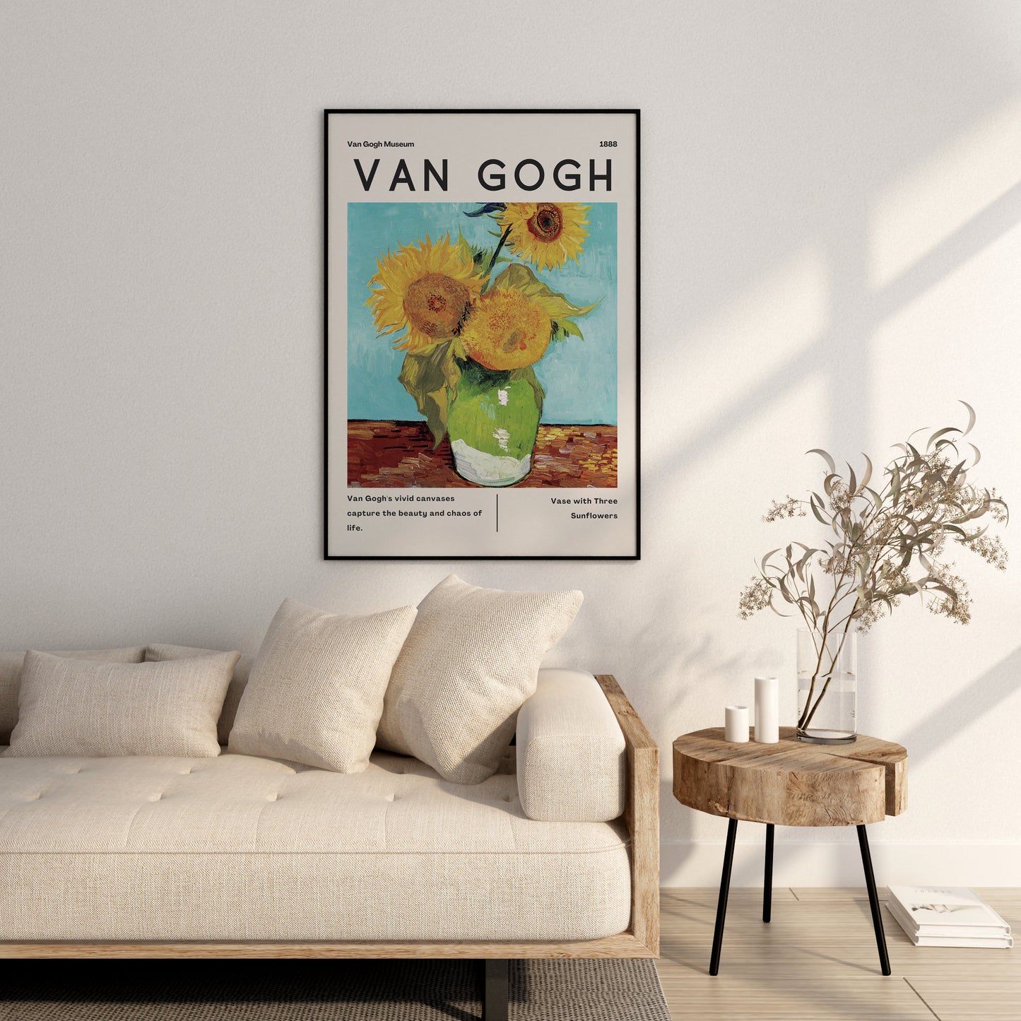 Vincent Van Gogh Poster - Modern Exhibition Wall Art, Van Gogh Print as Classic Art Painting, Impressionist Print as Trendy Home Decor