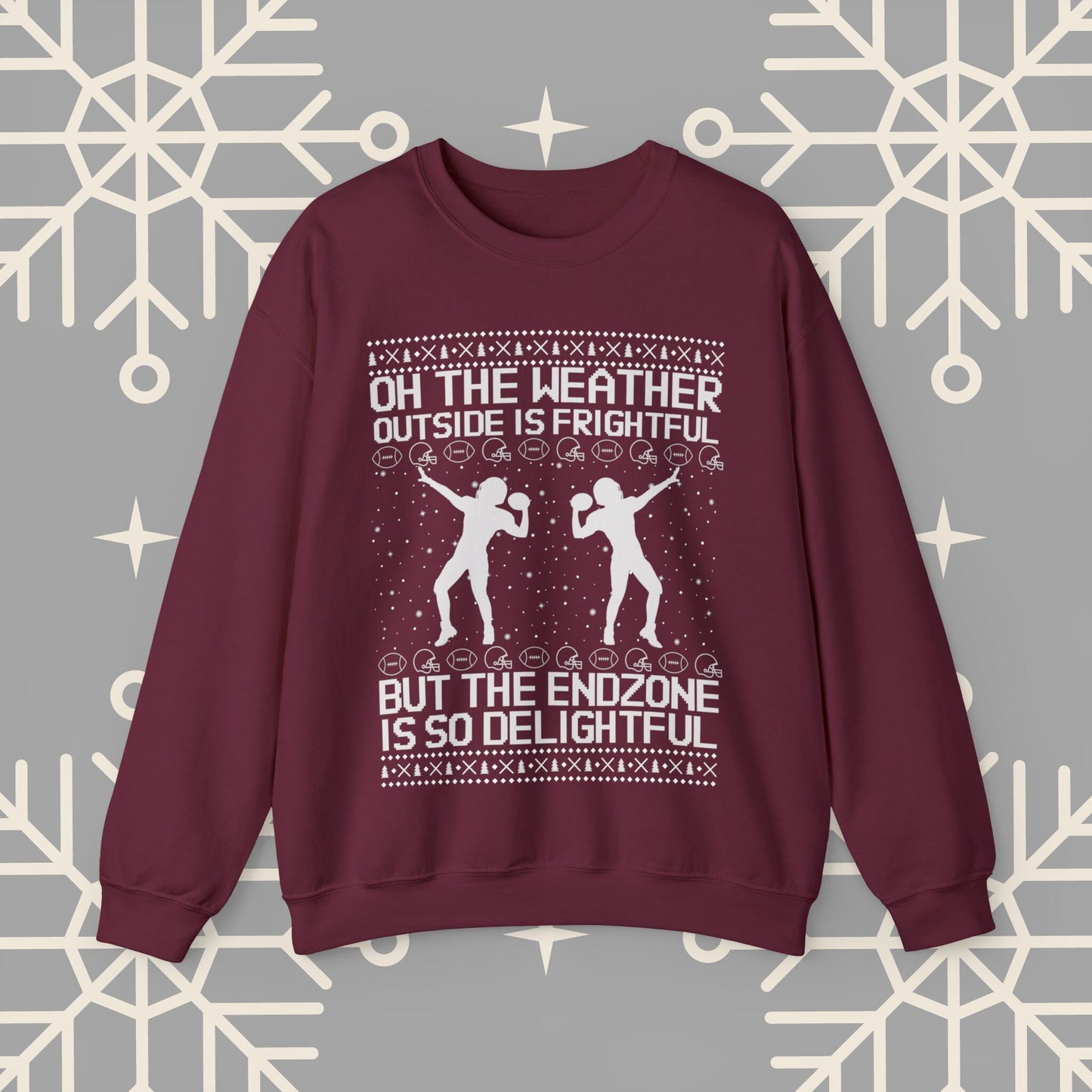 Christmas Football Sweatshirt, Christmas Sweatshirt, Football Ugly Christmas , Funny Christmas , Football Christmas Gifts