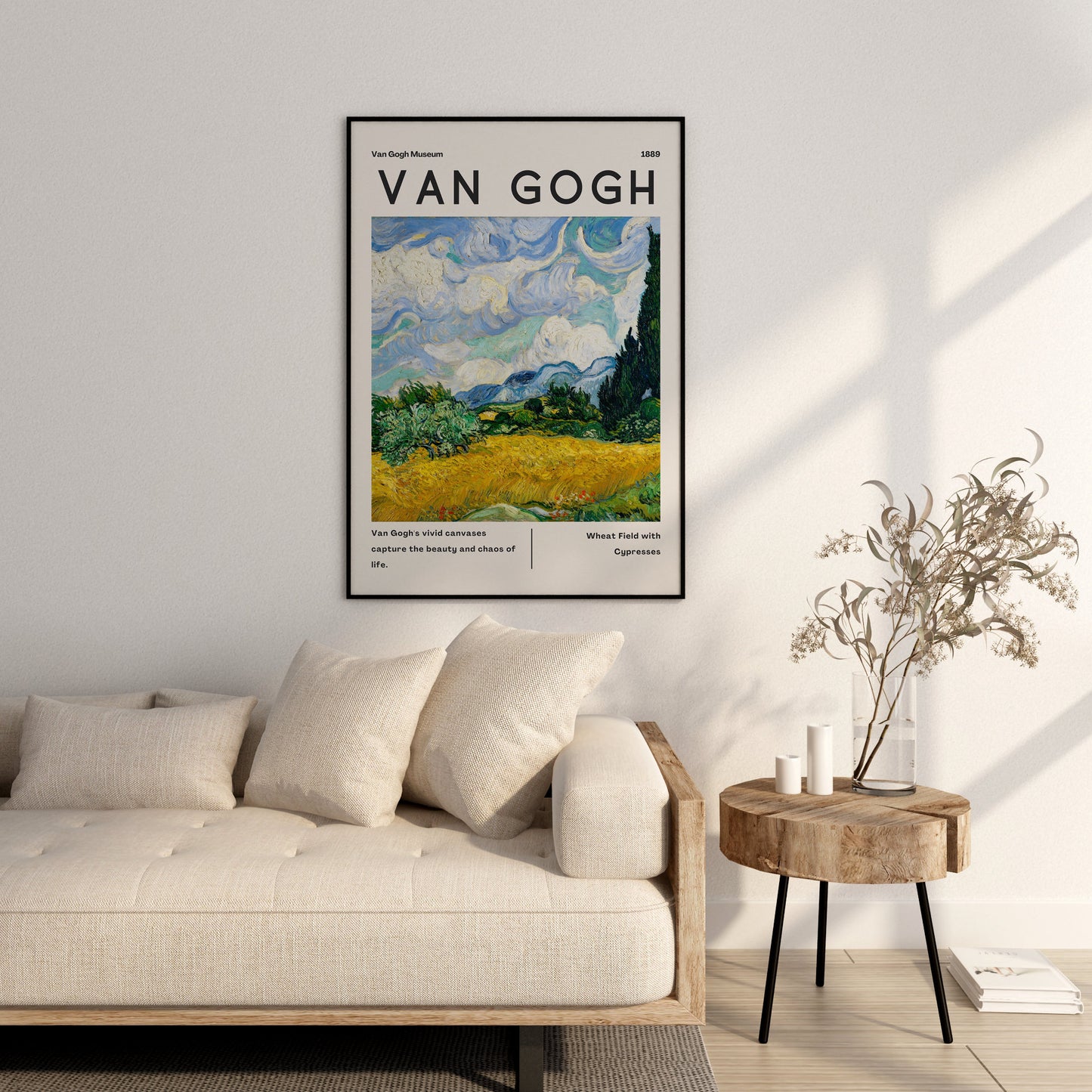 Vincent Van Gogh Poster - Modern Exhibition Wall Art, Van Gogh Print as Classic Art Painting, Impressionist Print as Trendy Home Decor