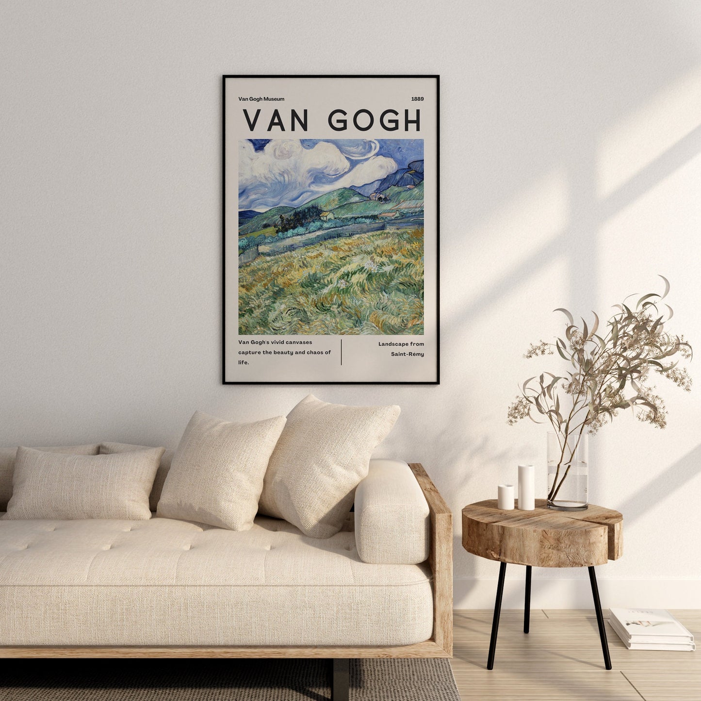 Vincent Van Gogh Poster - Modern Exhibition Wall Art, Van Gogh Print as Classic Art Painting, Impressionist Print as Trendy Home Decor