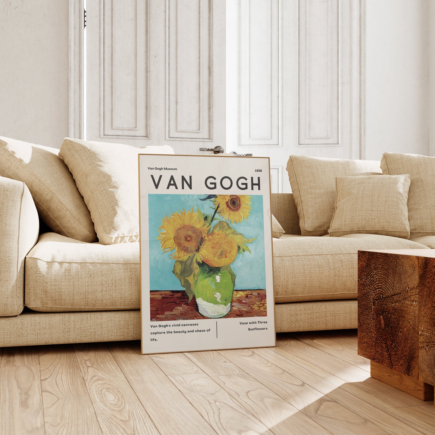 Vincent Van Gogh Poster - Modern Exhibition Wall Art, Van Gogh Print as Classic Art Painting, Impressionist Print as Trendy Home Decor
