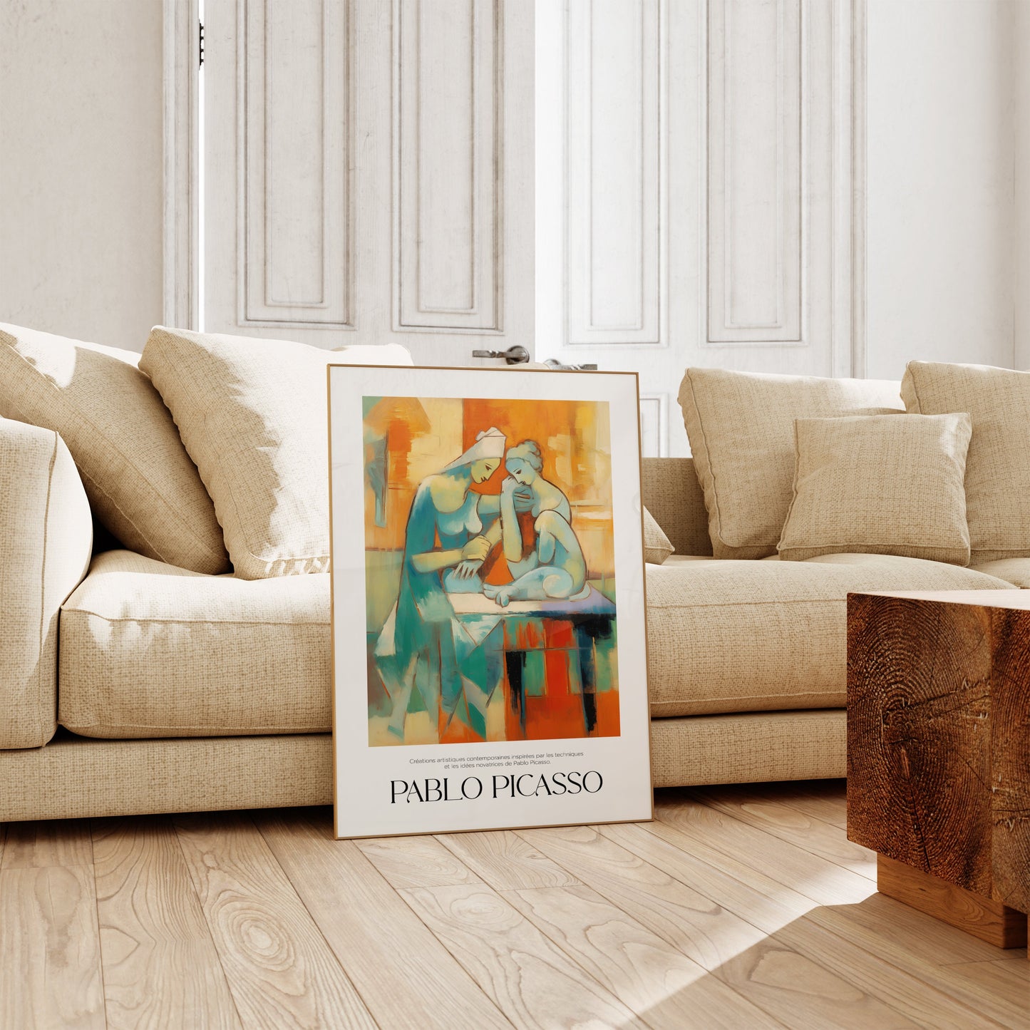 Pablo Picasso Poster, Abstract Vintage Art Print, Minimalist Gift Idea, Famous Artist Print, Gallery Picasso Print, Exhibition Line Art
