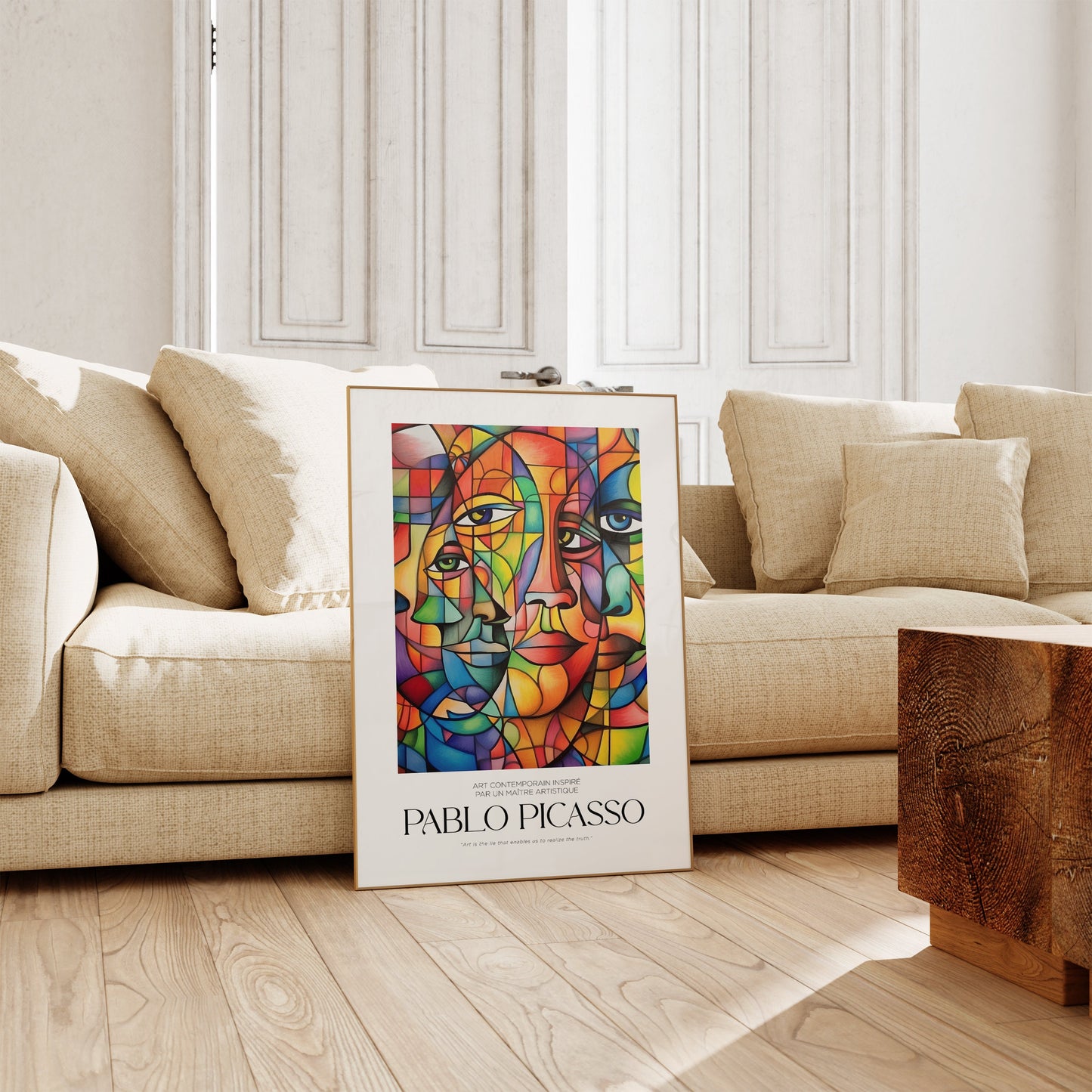 Pablo Picasso Poster, Abstract Vintage Art Print, Minimalist Gift Idea, Famous Artist Print, Gallery Picasso Print, Exhibition Line Art