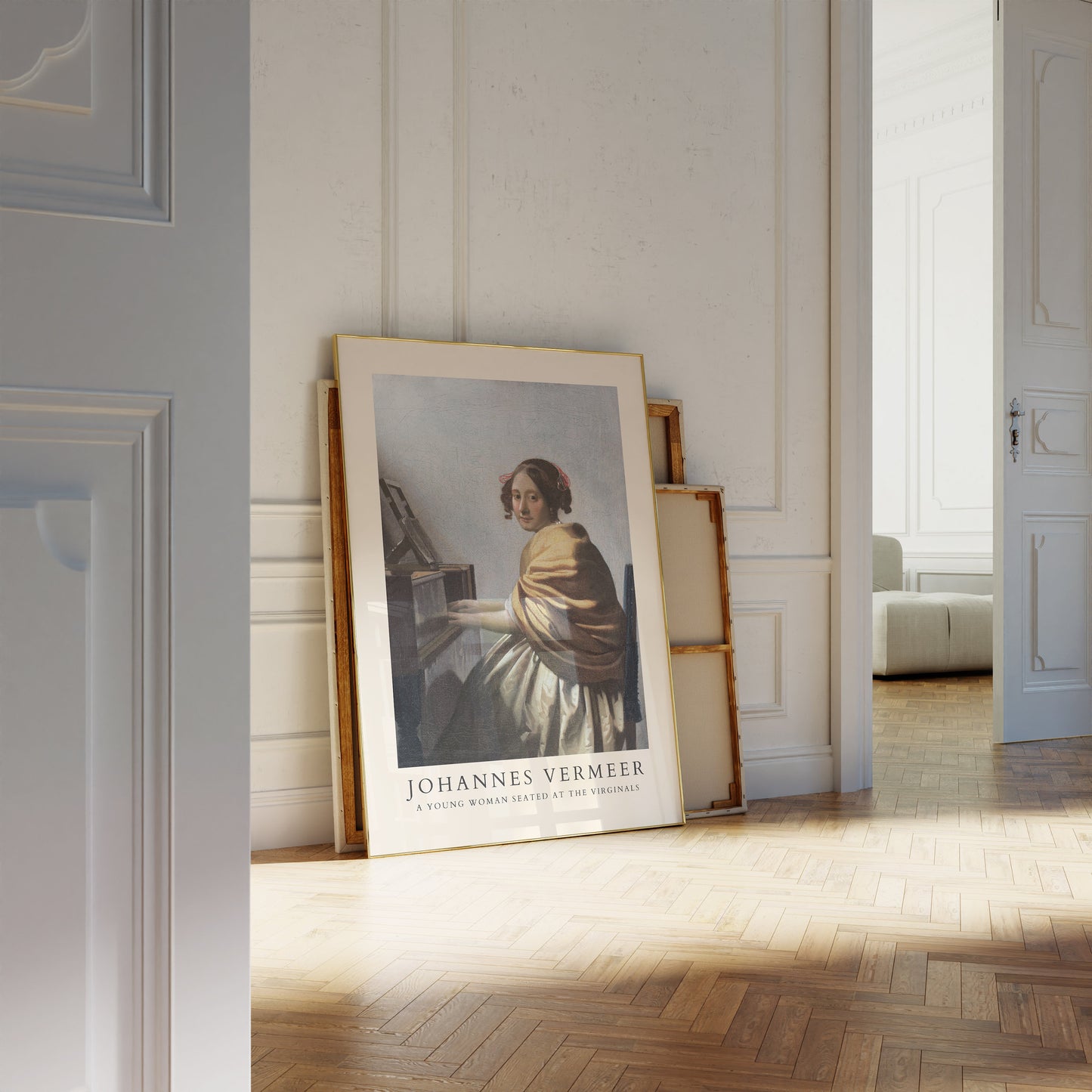 Johannes Vermeer Poster, Vintage Gallery Art Print, Vermeer Print, Famous Art, Vintage Museum Print, Vermeer Vintage Wall Art, Ideal Gift