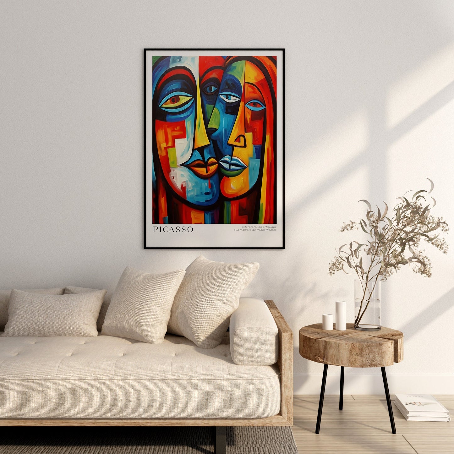 Pablo Picasso Poster, Abstract Vintage Art Print, Minimalist Gift Idea, Famous Artist Print, Gallery Picasso Print, Exhibition Line Art