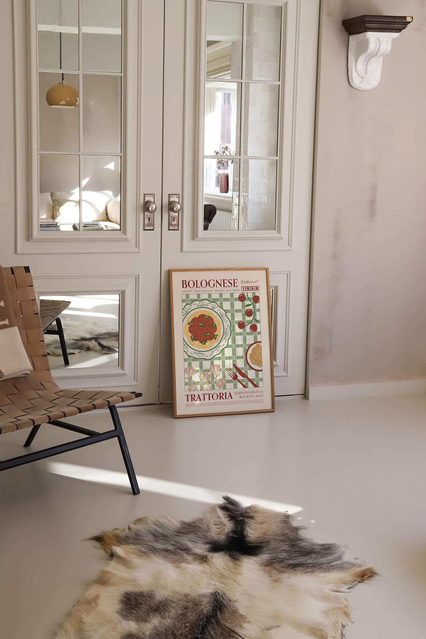 Bolognese Poster, Pasta Art, Kitchen Art, Kitchen Poster, Kitchen Print, Food Poster, Food Print, Pasta Poster, Retro Wall Art