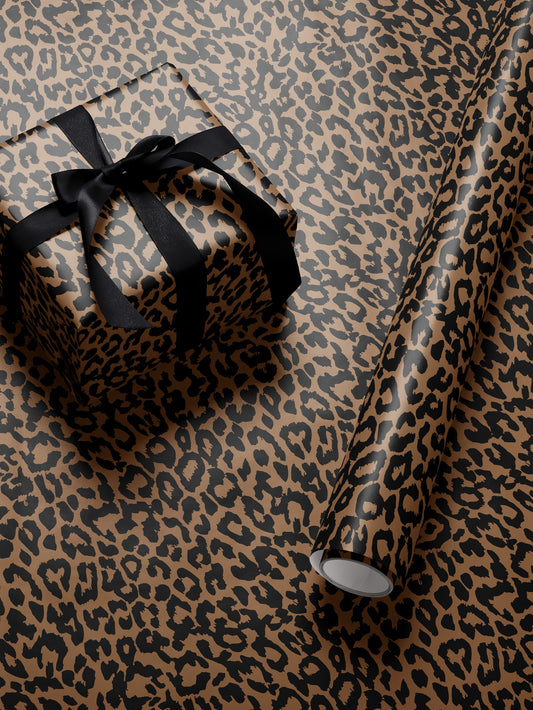 Leopard Print Wrapping Paper Cheetah Gift Wrap Animal Print Wrapping Paper Elegant Gift Wrap Birthday Gift Wrap Bachelorette Gift Wrap Spot