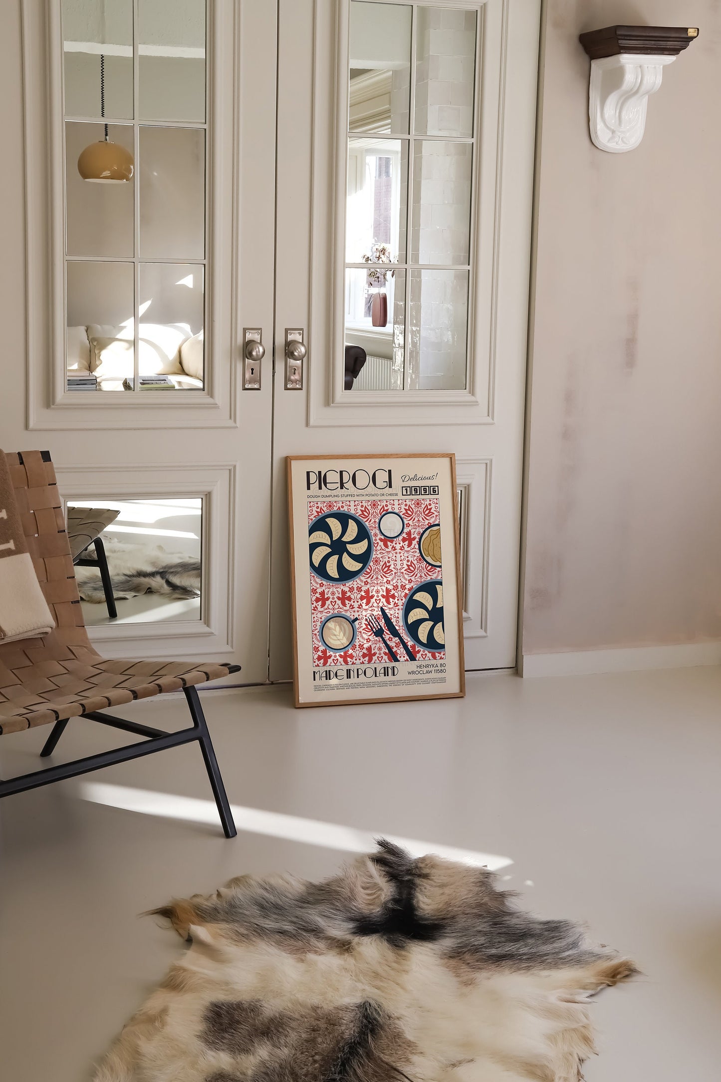 Pierogi Poster, Kitchen Poster, Kitchen Print, Food Poster, Modern Kitchen Decor, Home Decor, Wall Art, Retro Wall Art, Dumplings