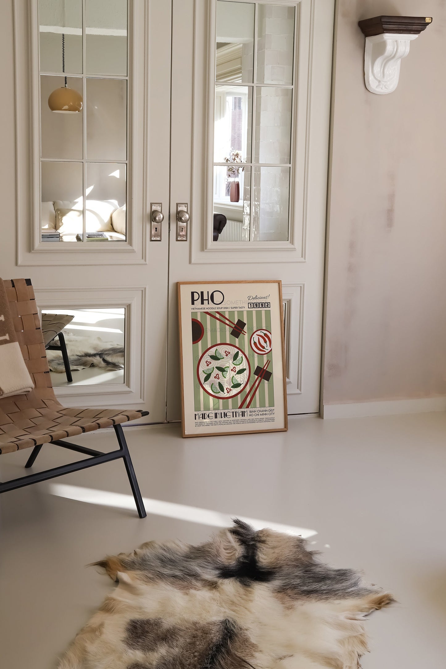 Pho Poster, Kitchen Poster, Kitchen Print, Food Print, Modern Kitchen Decor, Chef Print, Bar Art, Exhibition Poster, Retro Food Poster