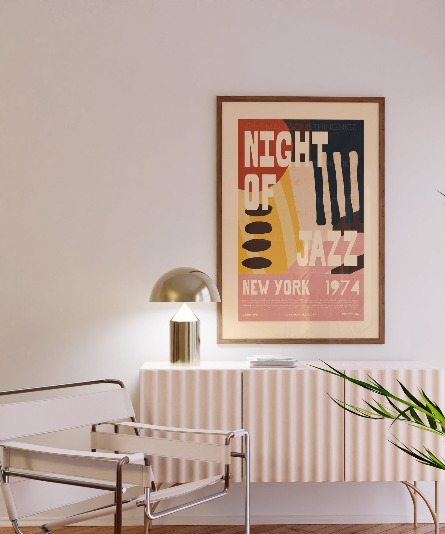 Jazz Poster, Music Print, Music Poster, Kitchen Art, Music Lover, Lyrics Poster, Wall Art, Home Decor, Mid Century Modern