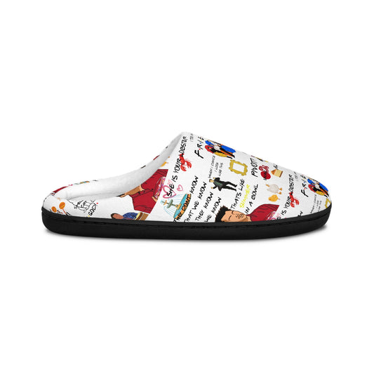 Friends TV Show Women's Slippers, Friends TV Series, Friends TV Gift For Her, Friends Series Gift