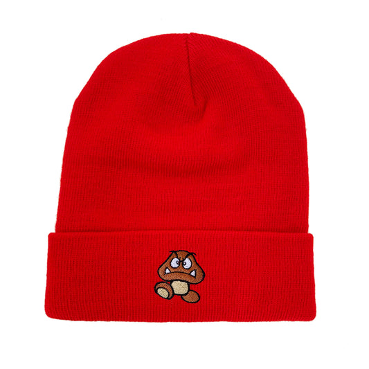Goomba Embroidered Beanie Halloween Beanie Winter Beanie