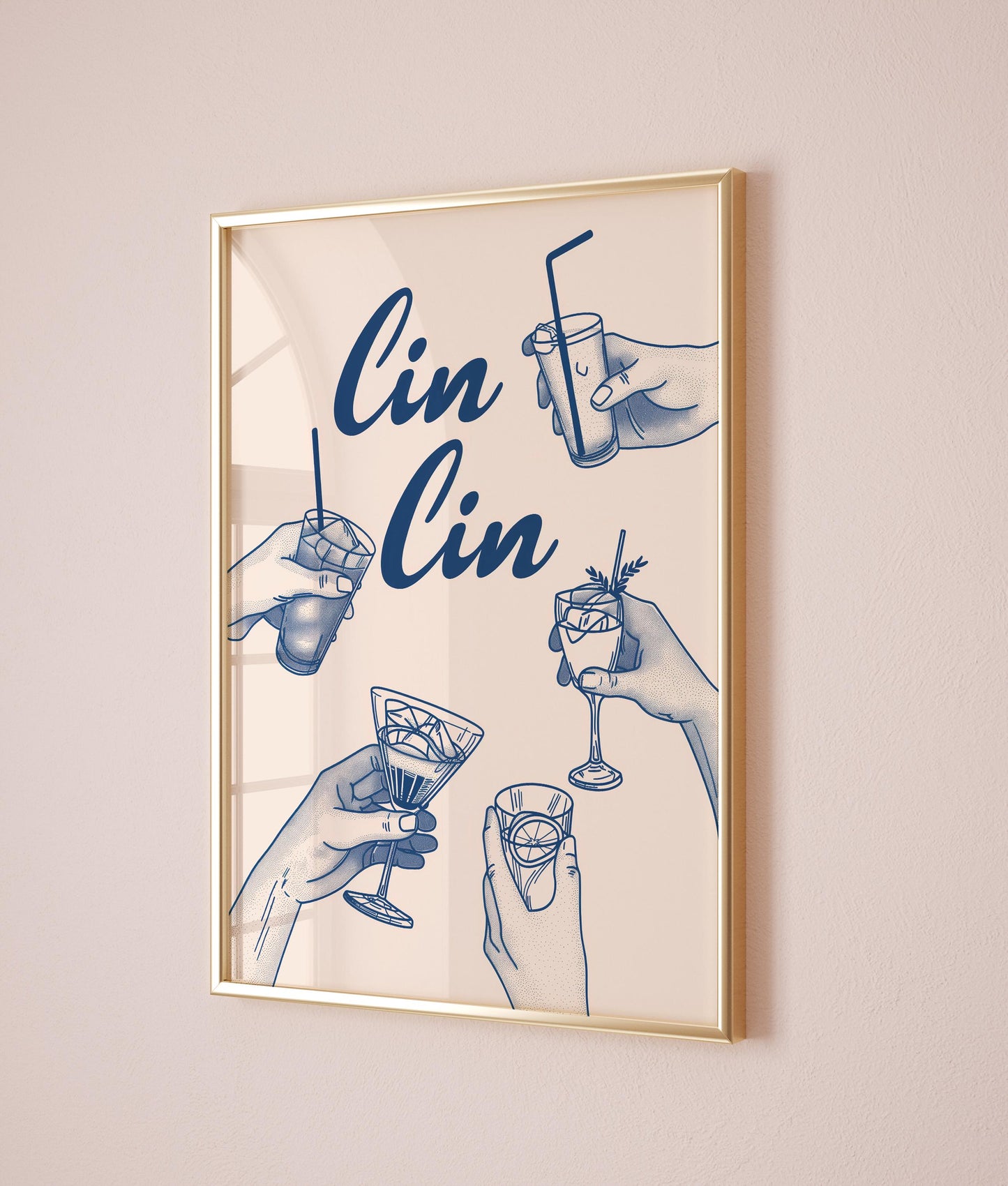 Trendy Cin Cin wall art Print, Alcohol Print Retro Poster, Bar Decor Wall Art, Modern Art Print, Kitchen wall decor, Couple Dancing Art