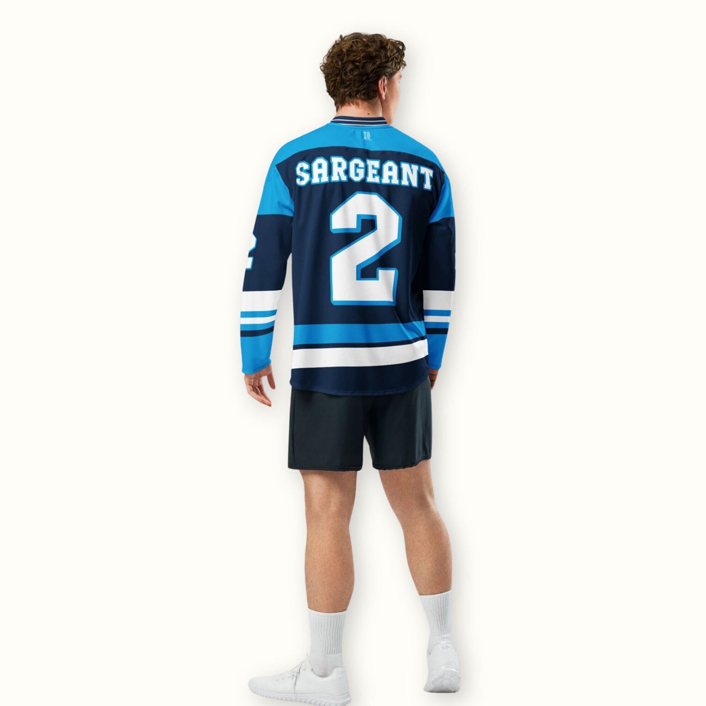 Motorsport-Inspired Oversized Unisex Hockey Jersey: Unisex Racing #2 Fan Apparel