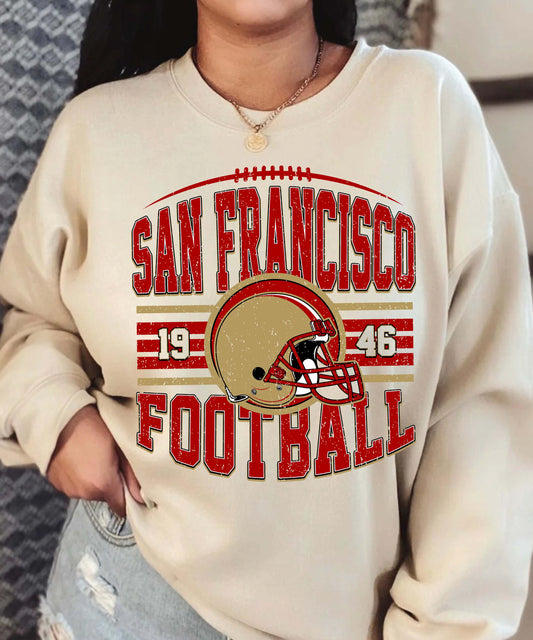 Vintage San Francisco shirt,San Francisco Football Shirt, Game Day apparel Football Fan Sport,Sunday Shirt,San Francisco Football Fan shirt,