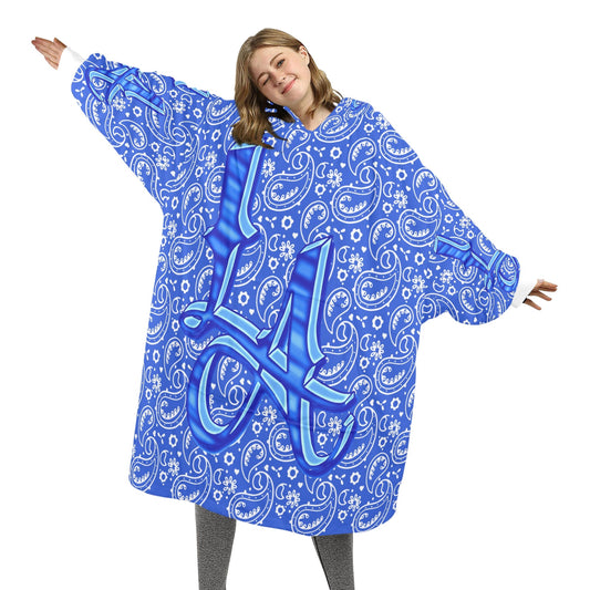 LA Logo Blanket Hoodie Unisex Loungewear
