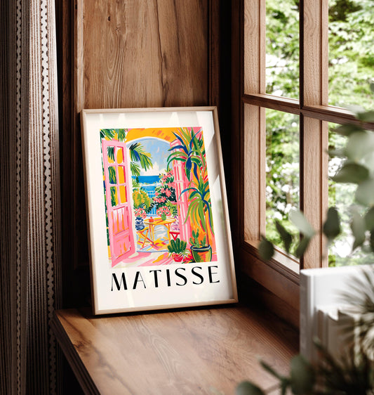 Henri Matisse Print: Tropical Balcony, Modern Gallery Wall Art