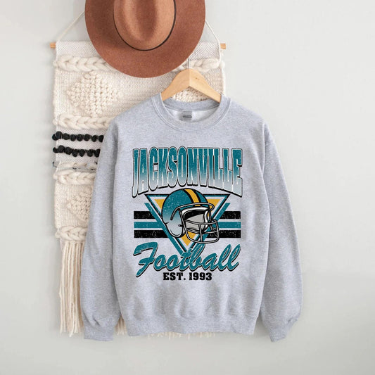 Retro Jacksonville Football shirt, Jacksonville Football Sweatshirt, Vintage Retro Style Jacksonville Football Tee, Jacksonville Game Day.