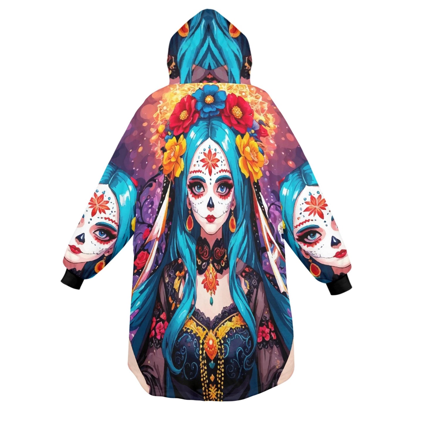 Personalized Blanket Hoodie Comics Cartoon Fleece Lounger
