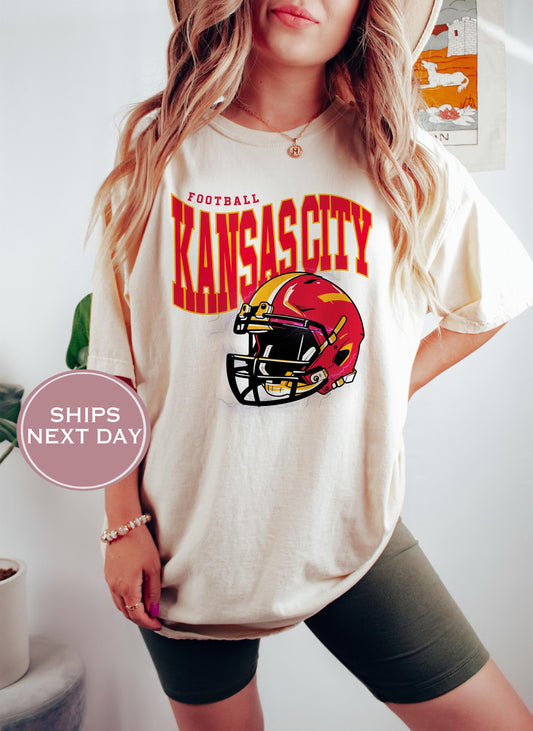 Retro Kansas City Football Shirt, Vintage Kansas City Football Shirt, Kansas City Football, Trendy Kansas City Football Shirt,Game Shirt