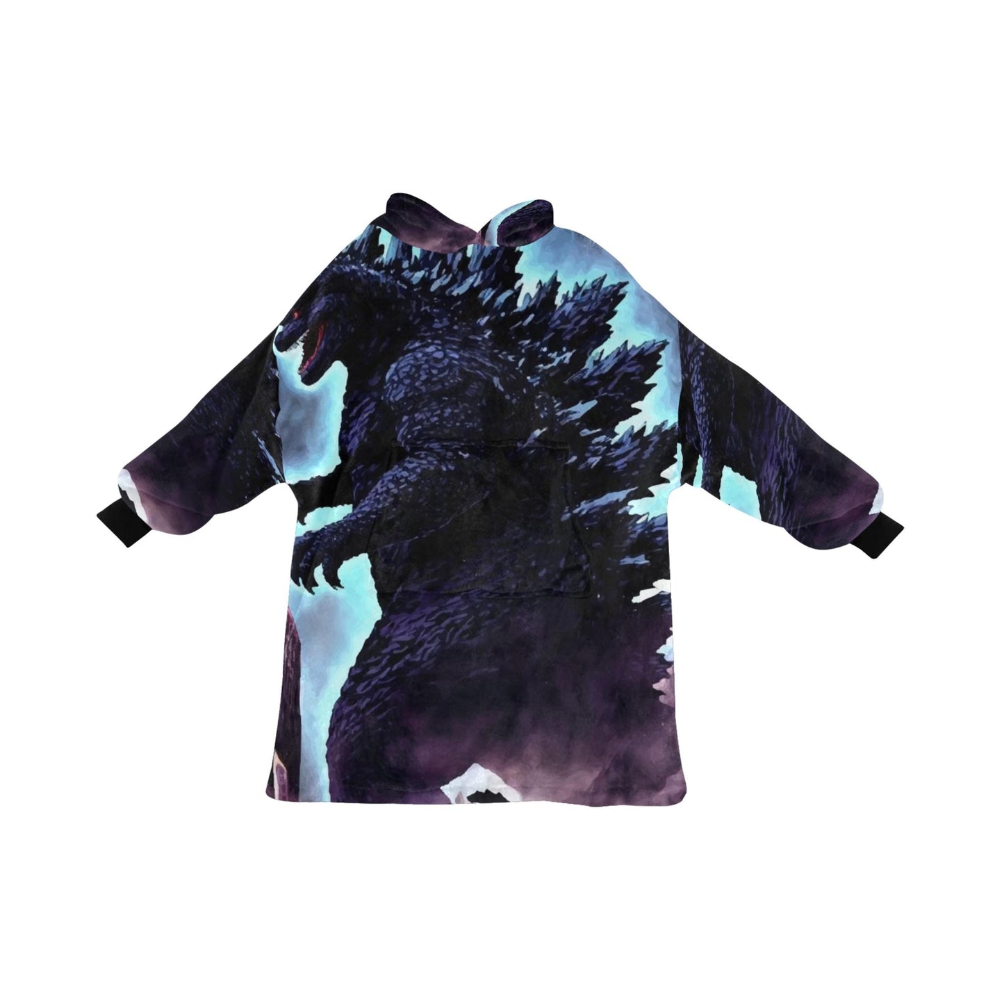 Kids Blanket Hoodie Godzilla Kaiju Gojira Japam Monster Retro