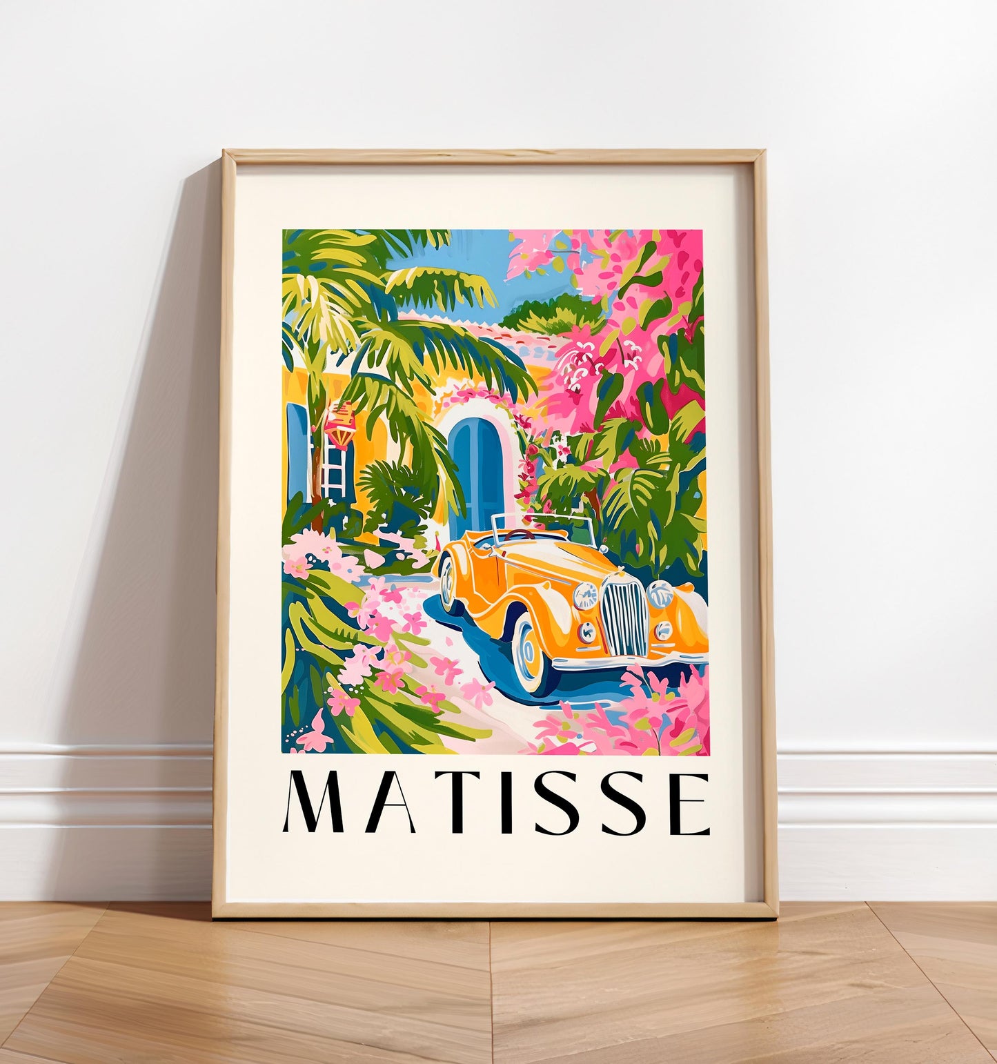Henri Matisse print, Preppy art, Aesthetic poster for modern gallery exhibition art, Maximalist wall art, Luxury car art, Matisse cut outs