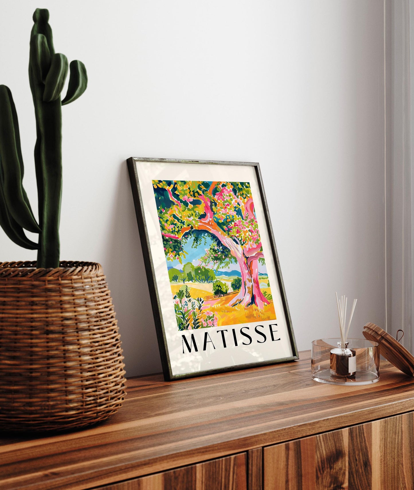 Henri Matisse Oak Tree Print: Rustic Landscape Painting