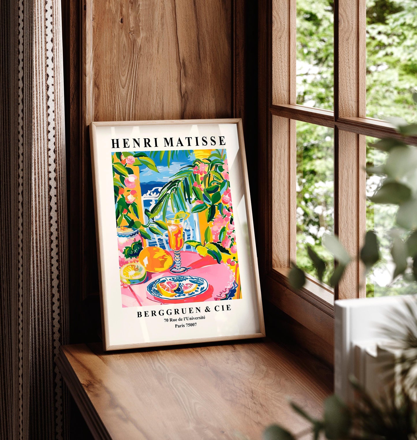 Henri Matisse Margarita Art Print: Tropical Summer Cocktail Wall Art