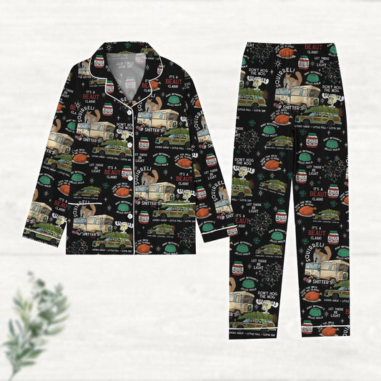 Griswold Christmas Pajamas Set, National Lampoon Holiday Pajamas, Christmas Vacation Pajamas Family, Retro Xmas Movie Pjs, Gift For Fan