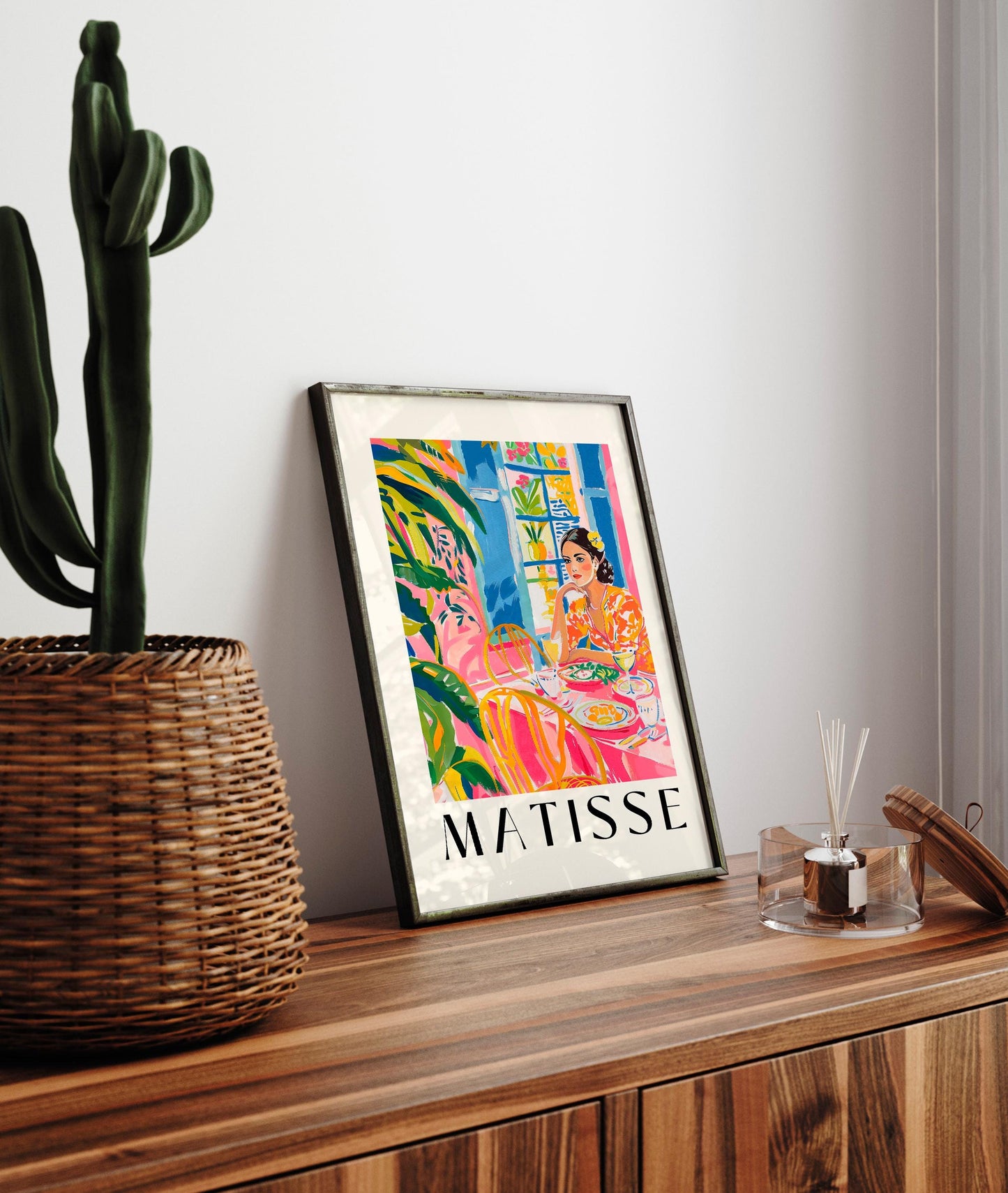 Henri Matisse Inspired Print: Spanish Woman, Tropical Decor