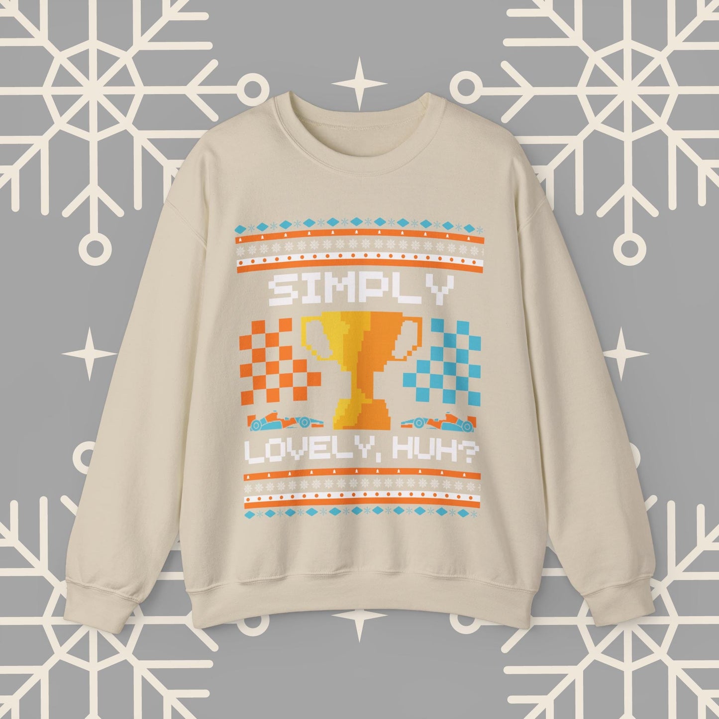 Formula 1 Ugly Christmas , F1 Christmas Sweatshirt, Lando Norris Funny Christmas , Formula 1 Shirt, Formula One Jumper.