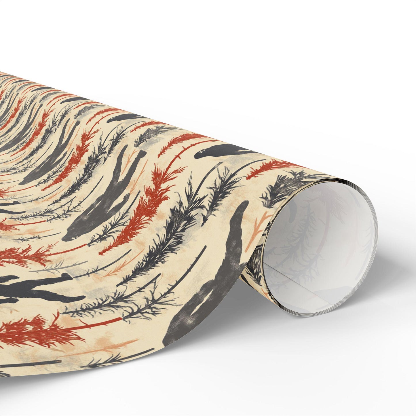Funny Christmas Gift Wrapping Paper Rustic Bigfoot Gift Wrap Funny Sasquatch Giftwrap Birthday Christmas Presents Men Women