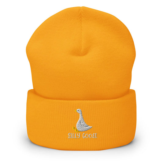 Silly Goose Beanie, Embroidered Silly Goose Winter Hat, Goose Lover Toque
