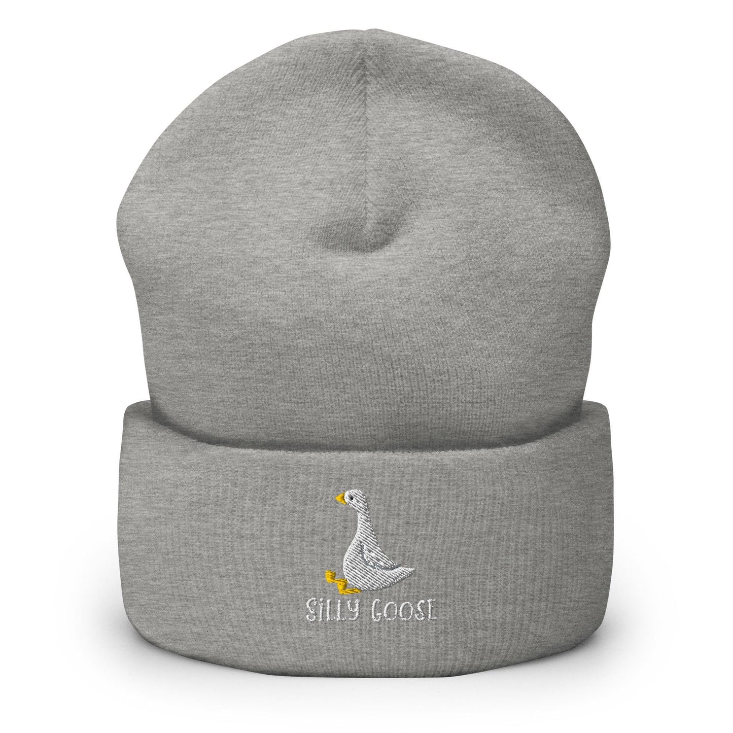 Silly Goose Beanie, Embroidered Silly Goose Winter Hat, Goose Lover Toque