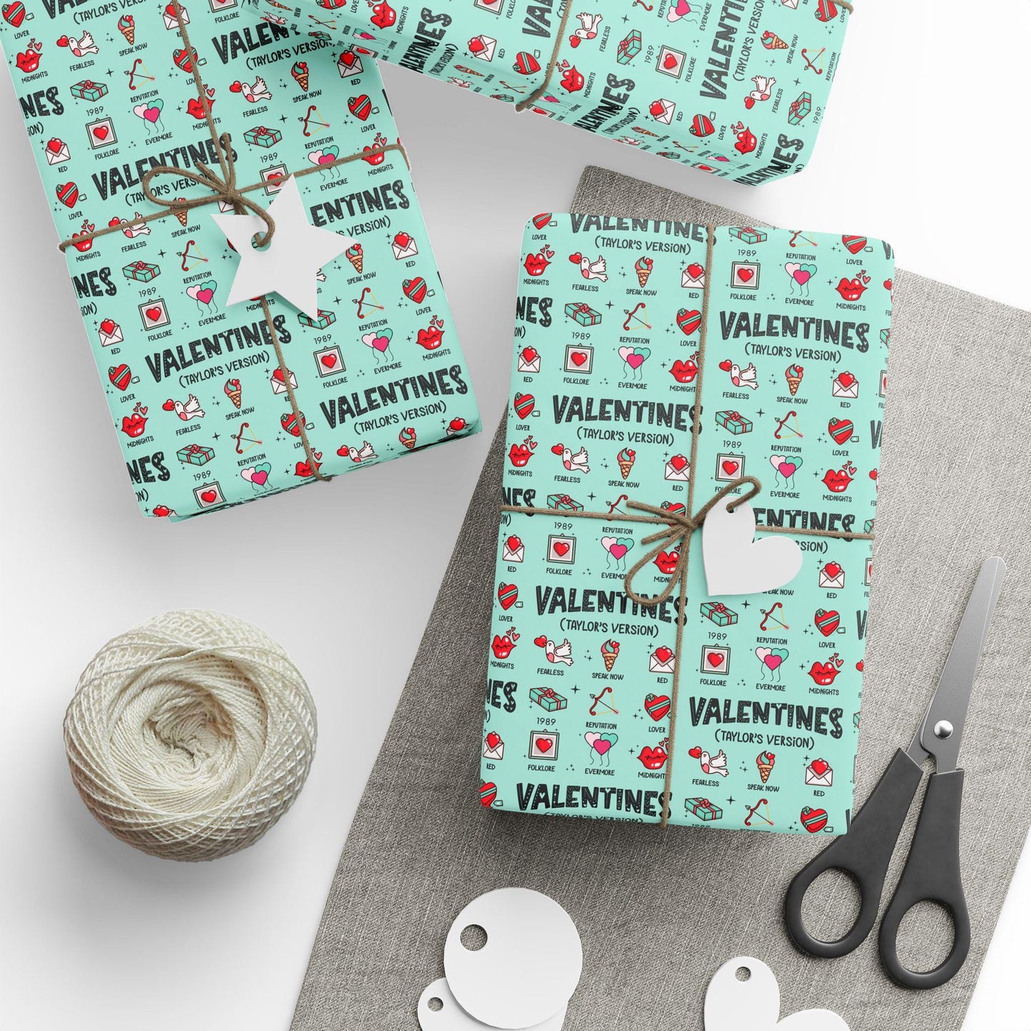 Taylor Valentines Gift Wrapping Papers - Valentine Gift Wrap - Swift Valentines Gift Idea