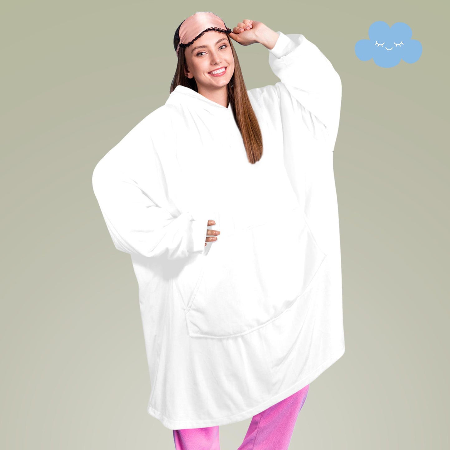 Alien Kewpie Hooded Blanket - Unisex Outer Space Hoodie