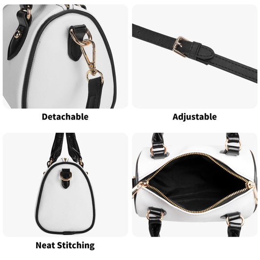 Sage Garden Grace Mini Handbag | Leather Boston Bag | Top Handle Shoulder Bag | Unique Gift | Mini Boston Bag