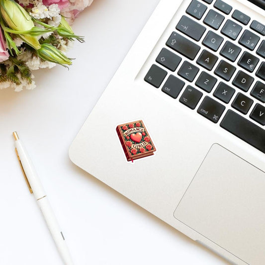 Romance Girlie Book Vinyl Sticker | Bookish Stickers | Kindle Stickers | Water Bottle Stickers | Trendy | Romance Tropes | Book Lover